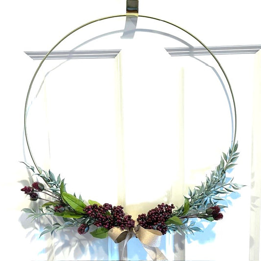 Minimalist Holiday Wreath #6 (Large)