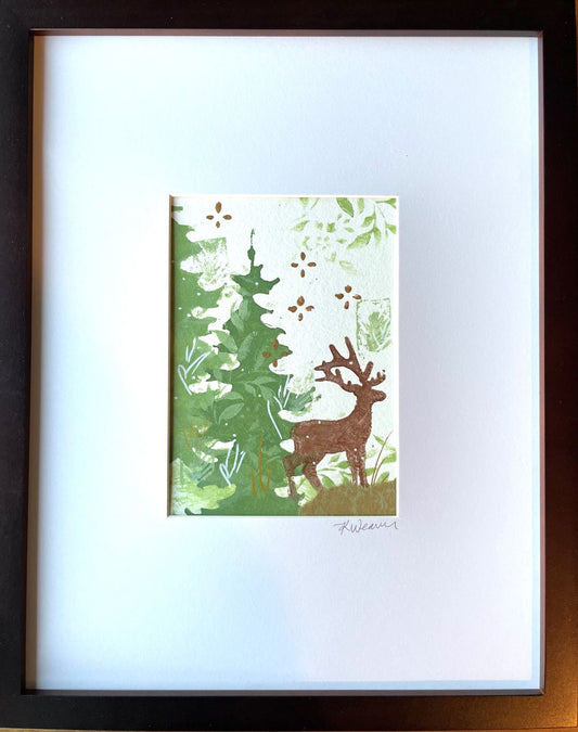 Deer Among the Trees