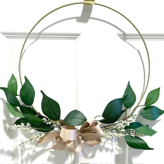 Minimalist Holiday Wreath #3 (Small)