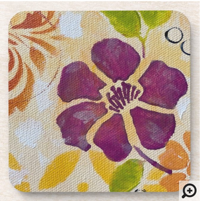 Hawaiian Floral Coasters