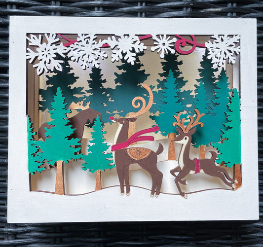 Holiday Light Box - Reindeer Delight